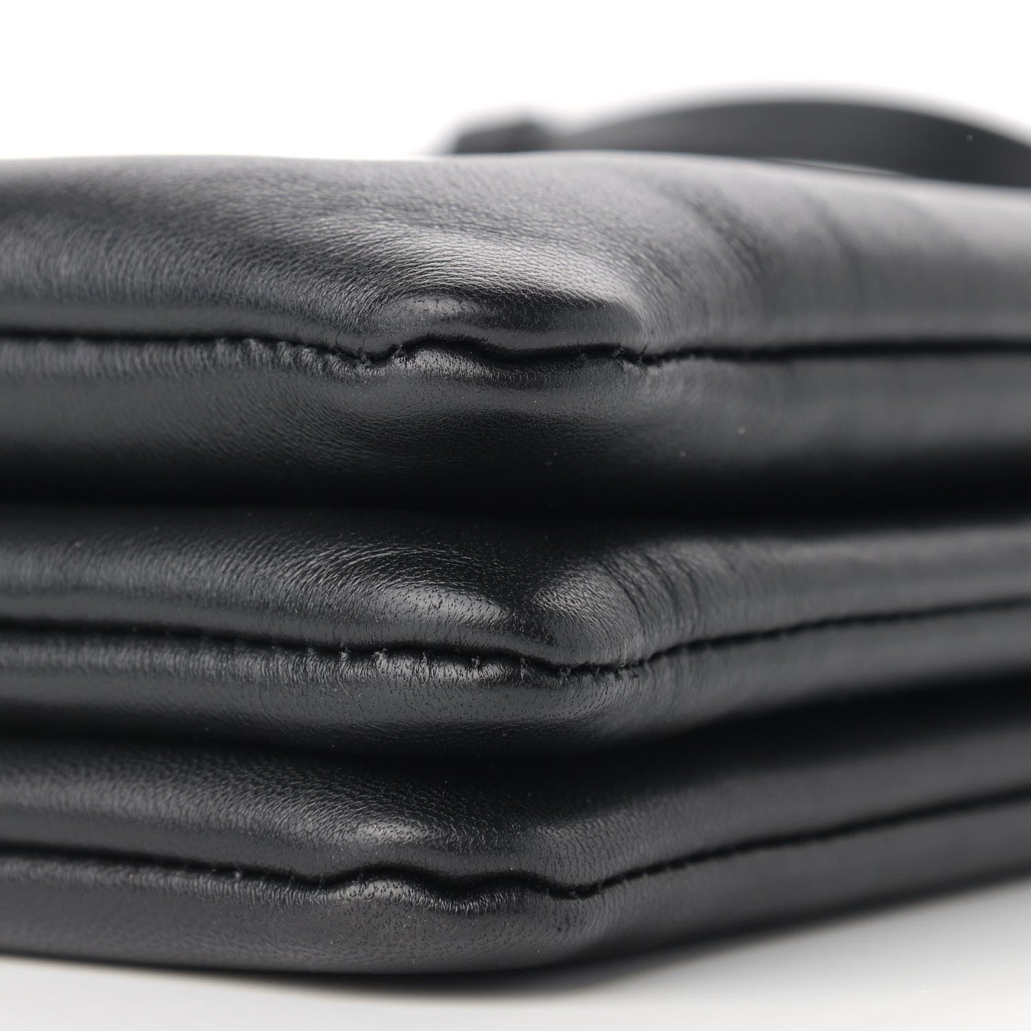 Celine Lambskin Large Trio Crossbody Bag Black 12 of 14