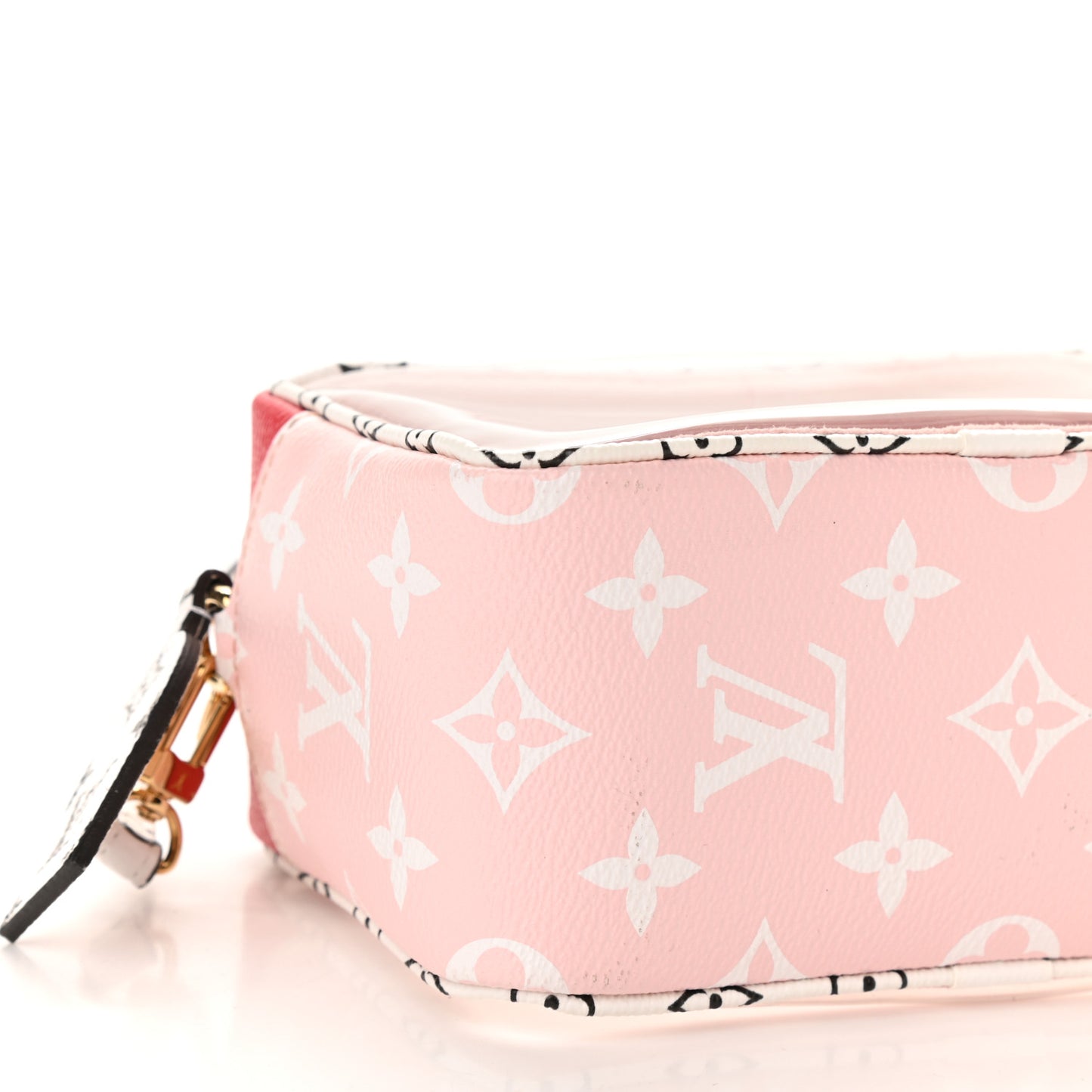Monogram Giant Beach Pouch Rouge