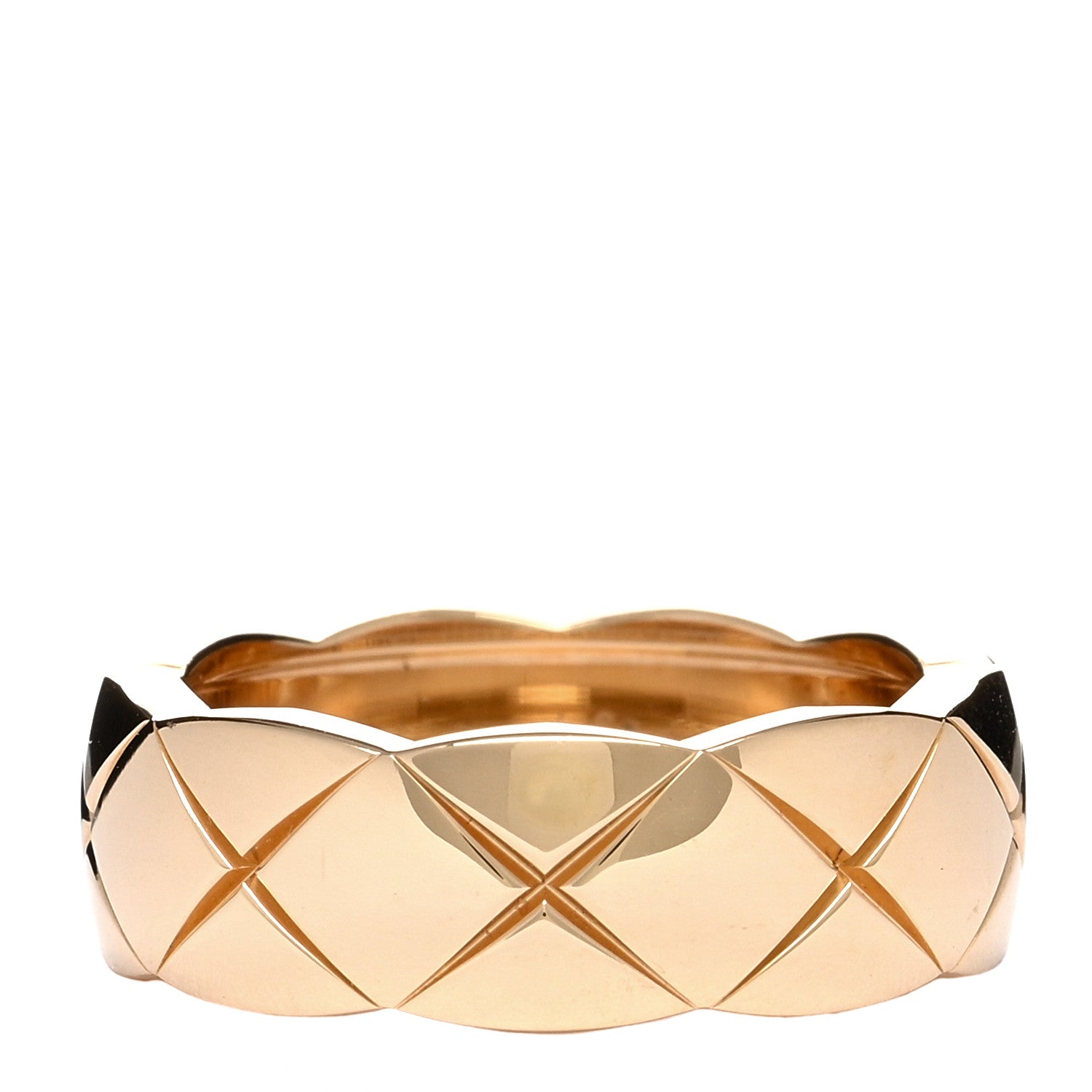 Chanel 18K Yellow Gold Small Coco Crush Ring 51 5.75 1 of 5