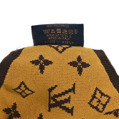 Louis Vuitton Monogram Knit Face Mask Brown 4 of 4