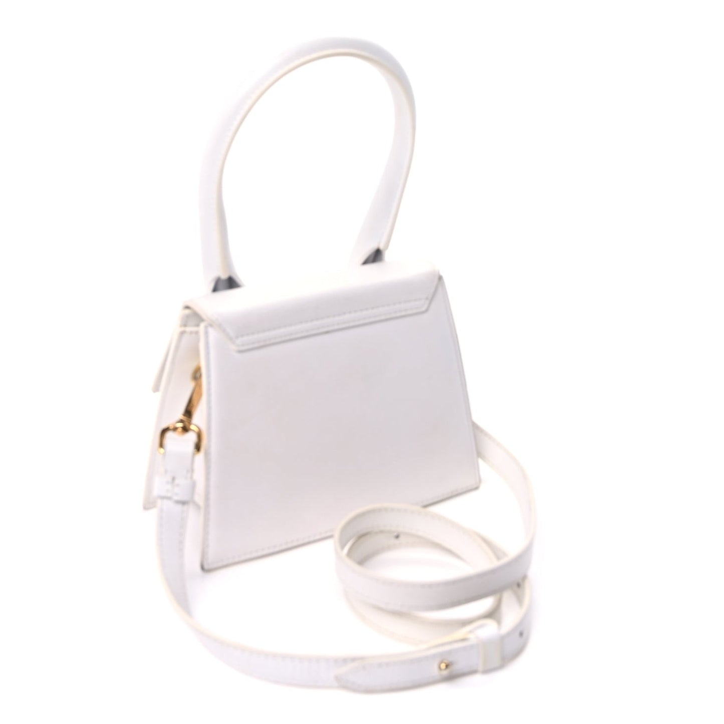 Smooth Calfskin Le Chiquito Moyen  White