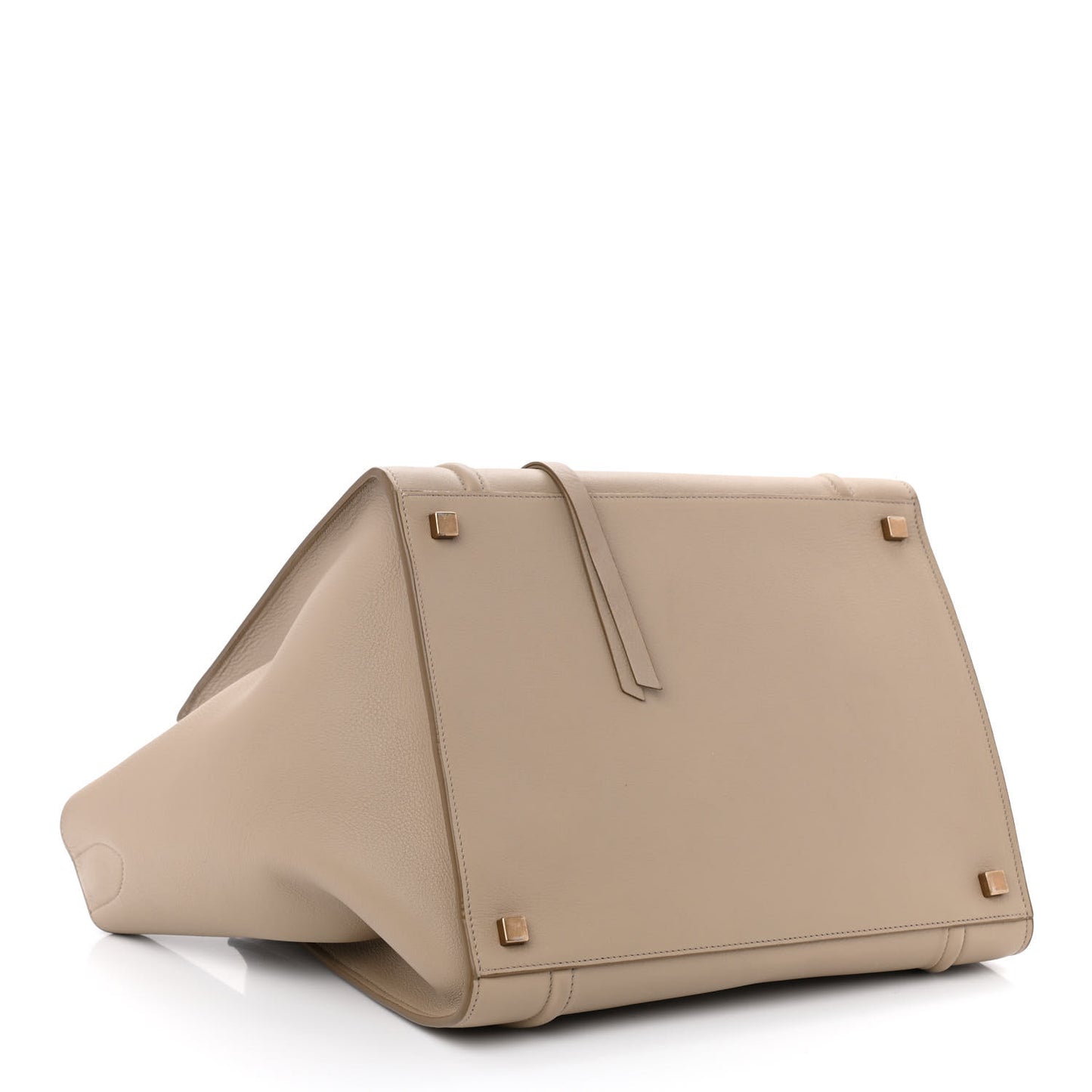 Supple Calfskin Medium Phantom Luggage Beige