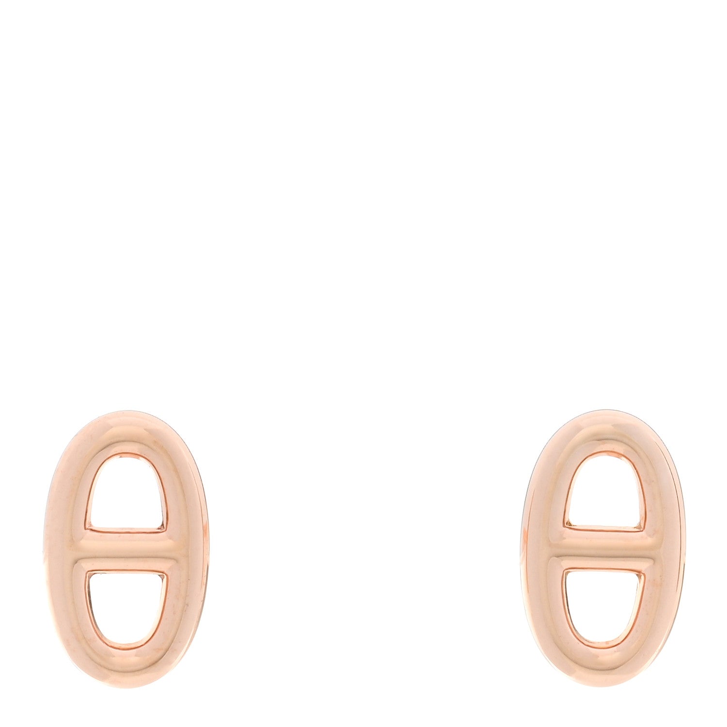 Hermes 18K Rose Gold TPM Farandole Stud Earrings 1 of 6