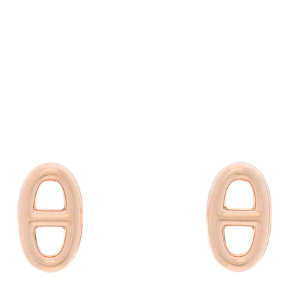Hermes 18K Rose Gold TPM Farandole Stud Earrings 1 of 6