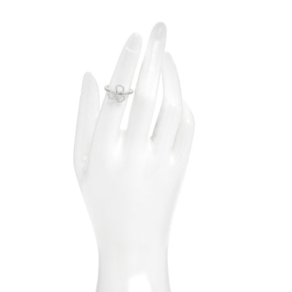 Tiffany Platinum Diamond Small Open Paper Flowers Ring 49 5 2 of 5