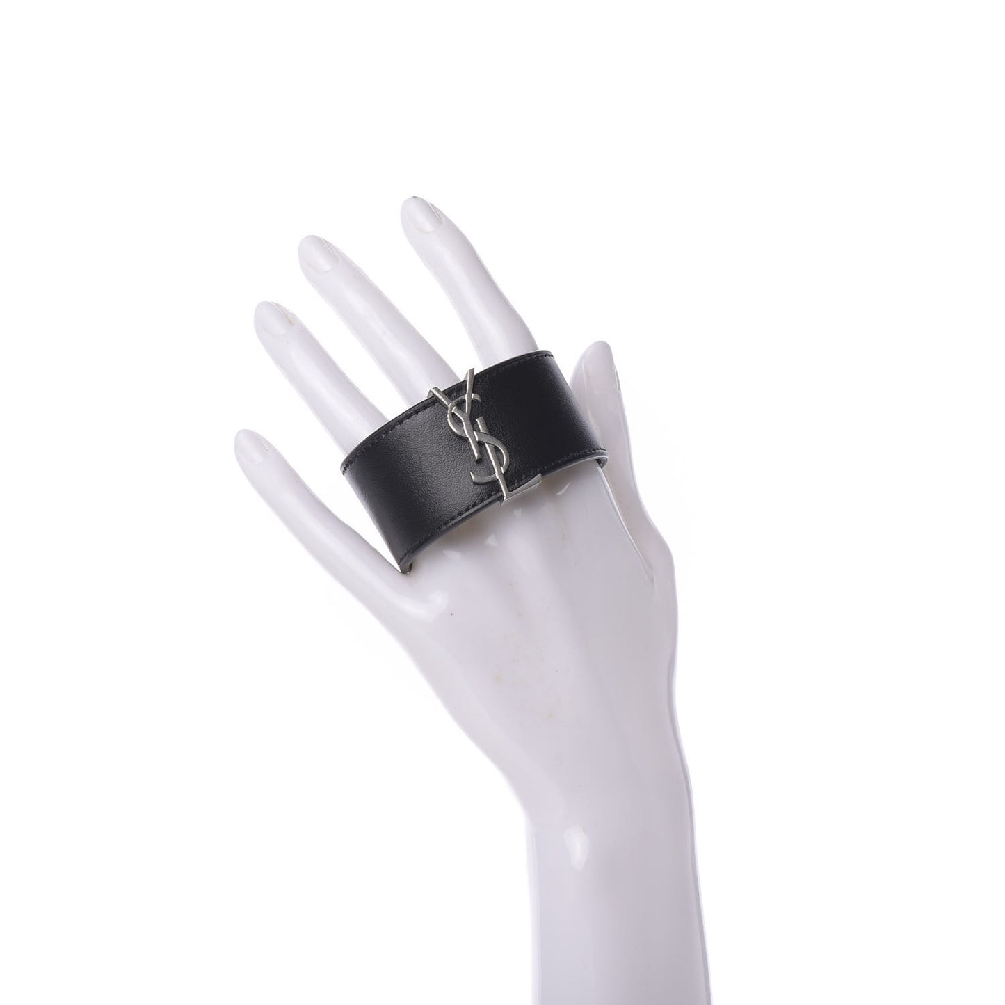 Calfskin Monogram Bracelet Black