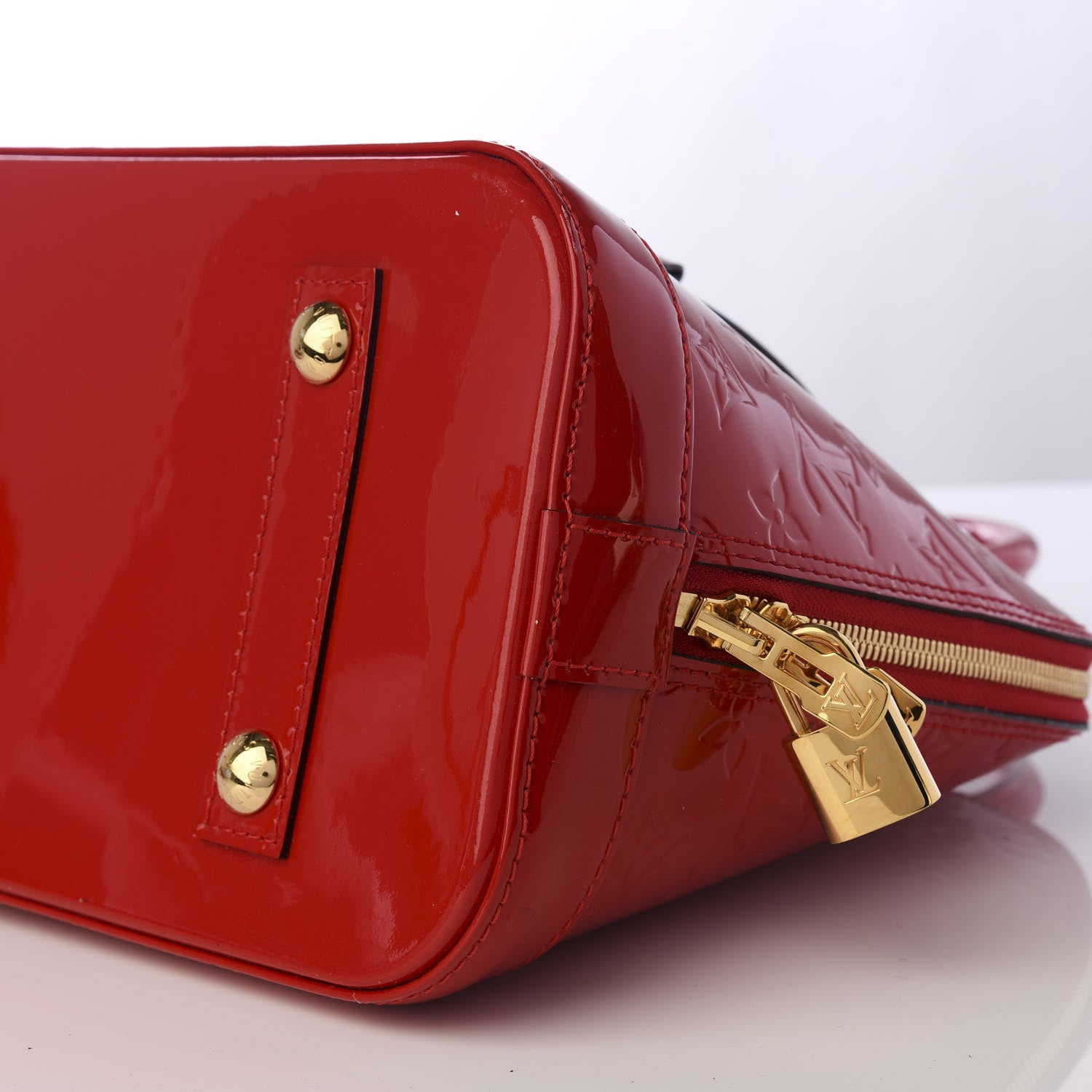 Louis Vuitton Vernis Alma PM Cherry 6 of 8