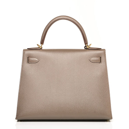 Hermes Epsom Kelly Sellier 28 Etain 5 of 27