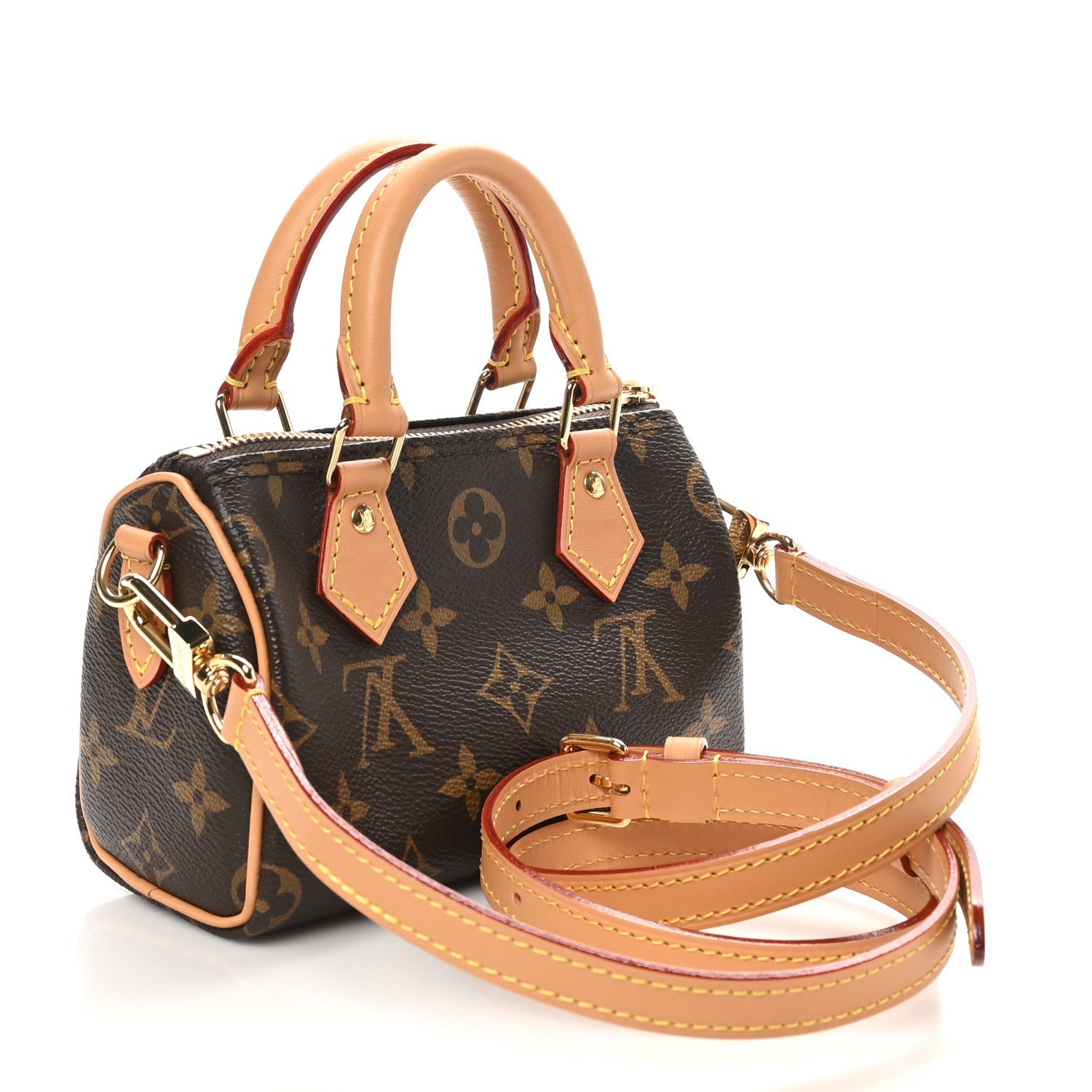 Louis Vuitton Monogram Nano Speedy Bandouliere 3 of 7