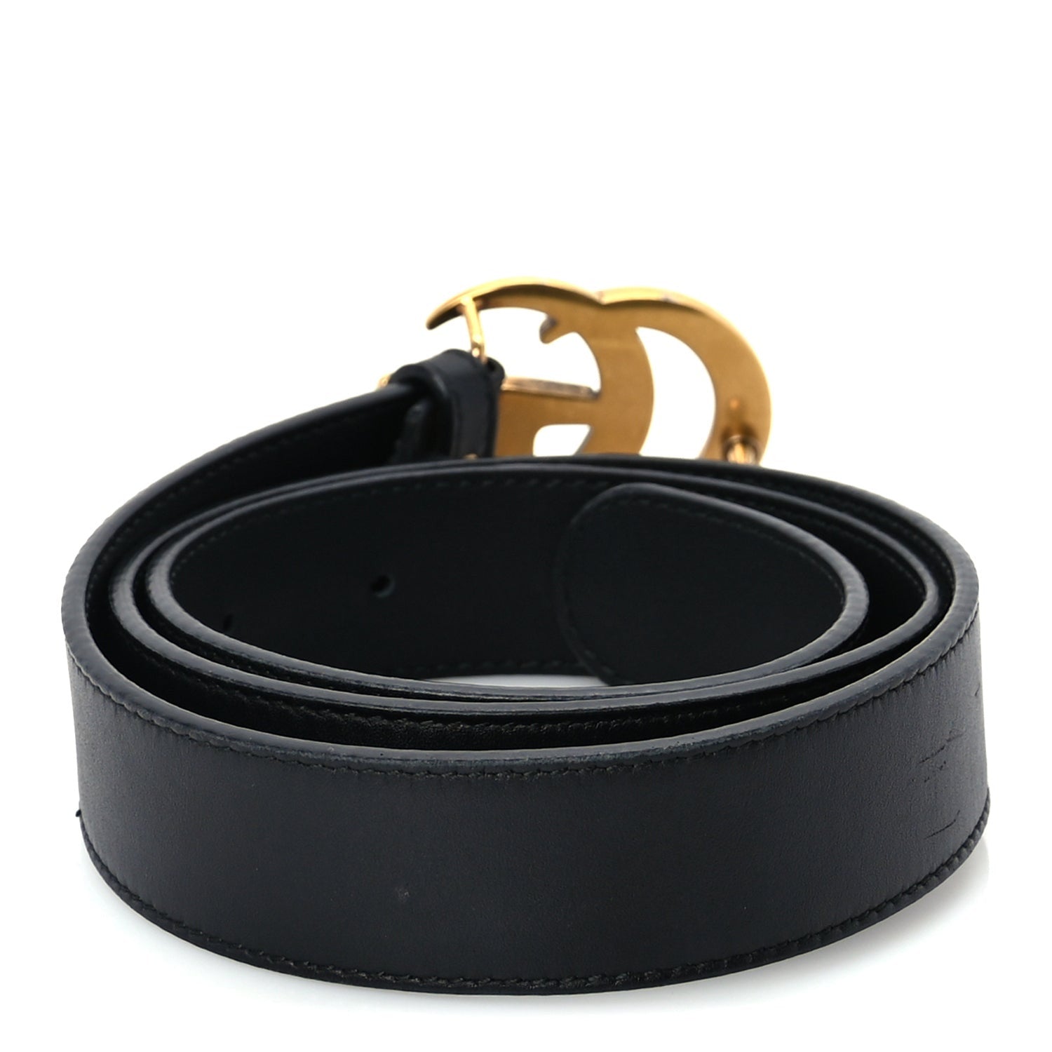 Gucci Calfskin Double G 40mm Belt 85 34  Black 2 of 5