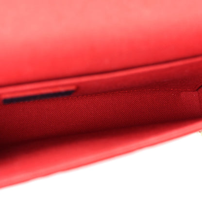 Louis Vuitton Empreinte Pochette Felicie Chain Wallet Marine Rouge 5 of 8