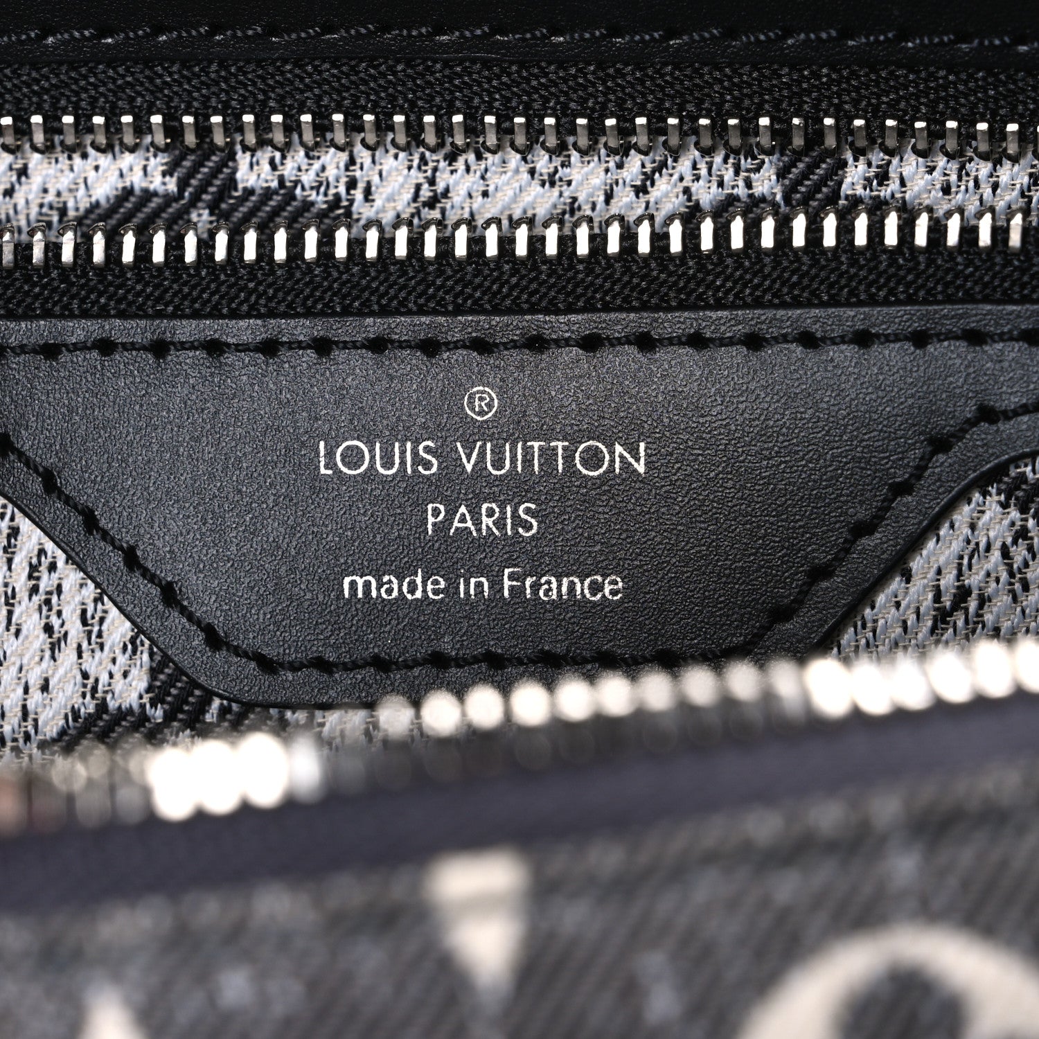 Louis Vuitton Denim Monogram Jacquard Speedy Bandouliere 25 Black 6 of 9