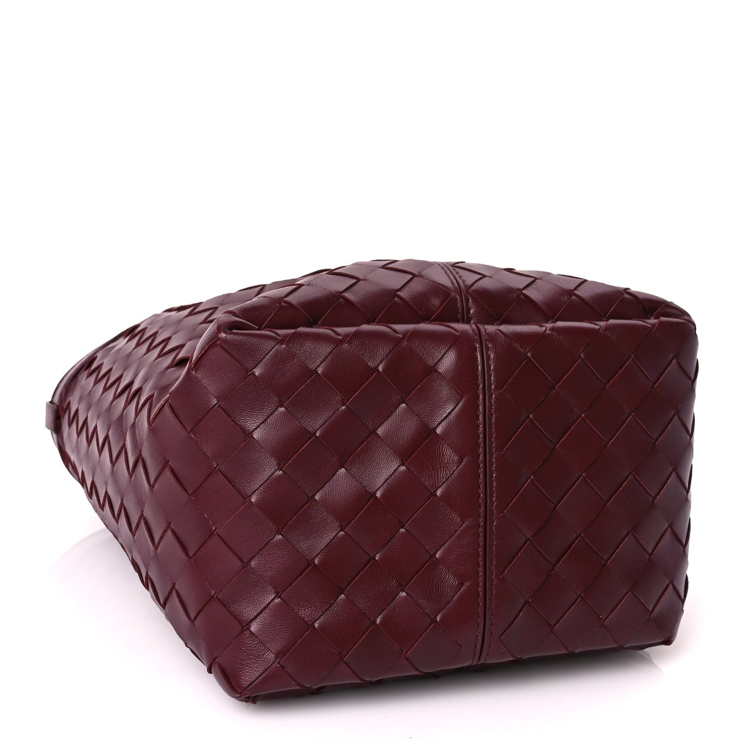 Nappa Intrecciato Small Flip Flap Tote Barolo