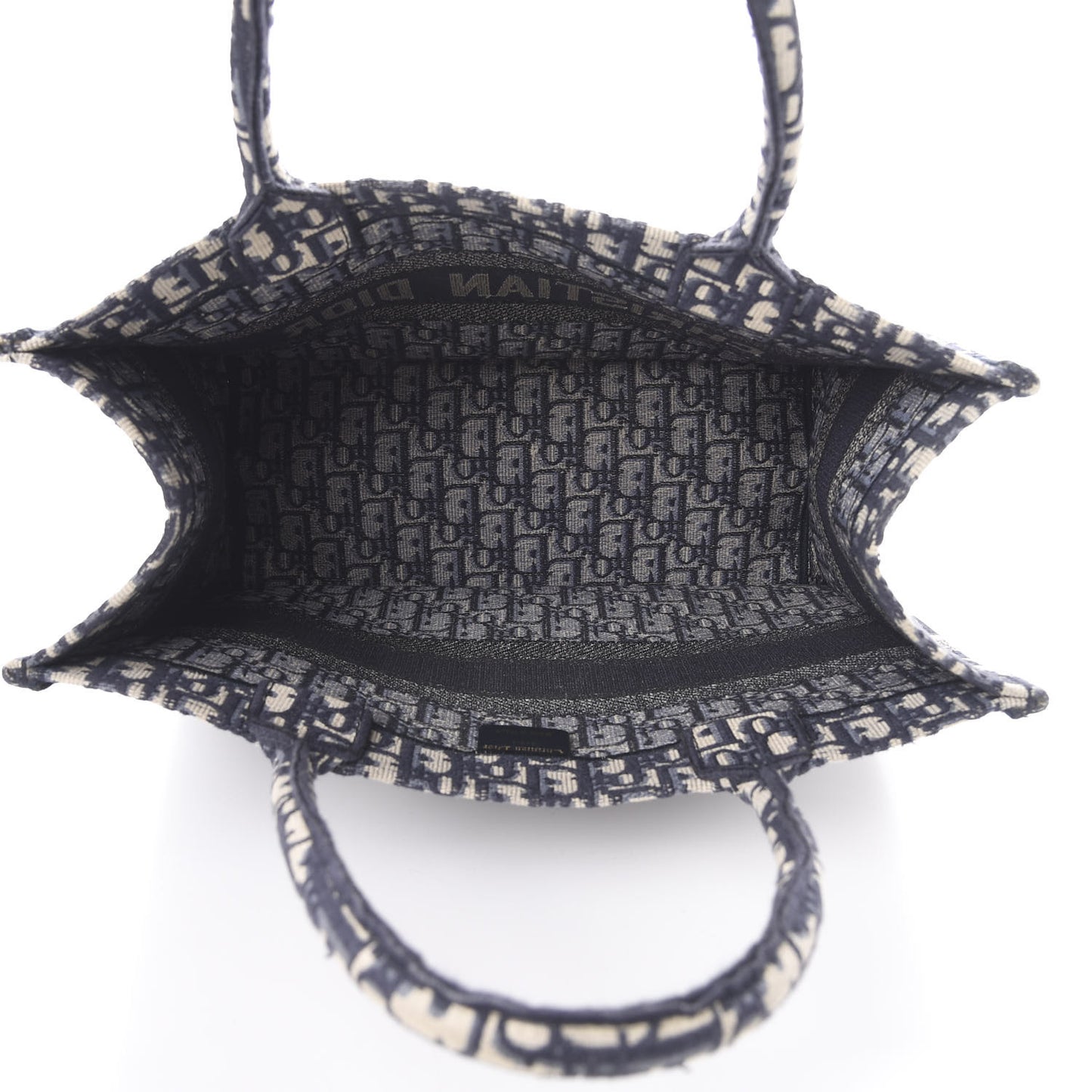 Oblique Medium Book Tote Blue Multicolor