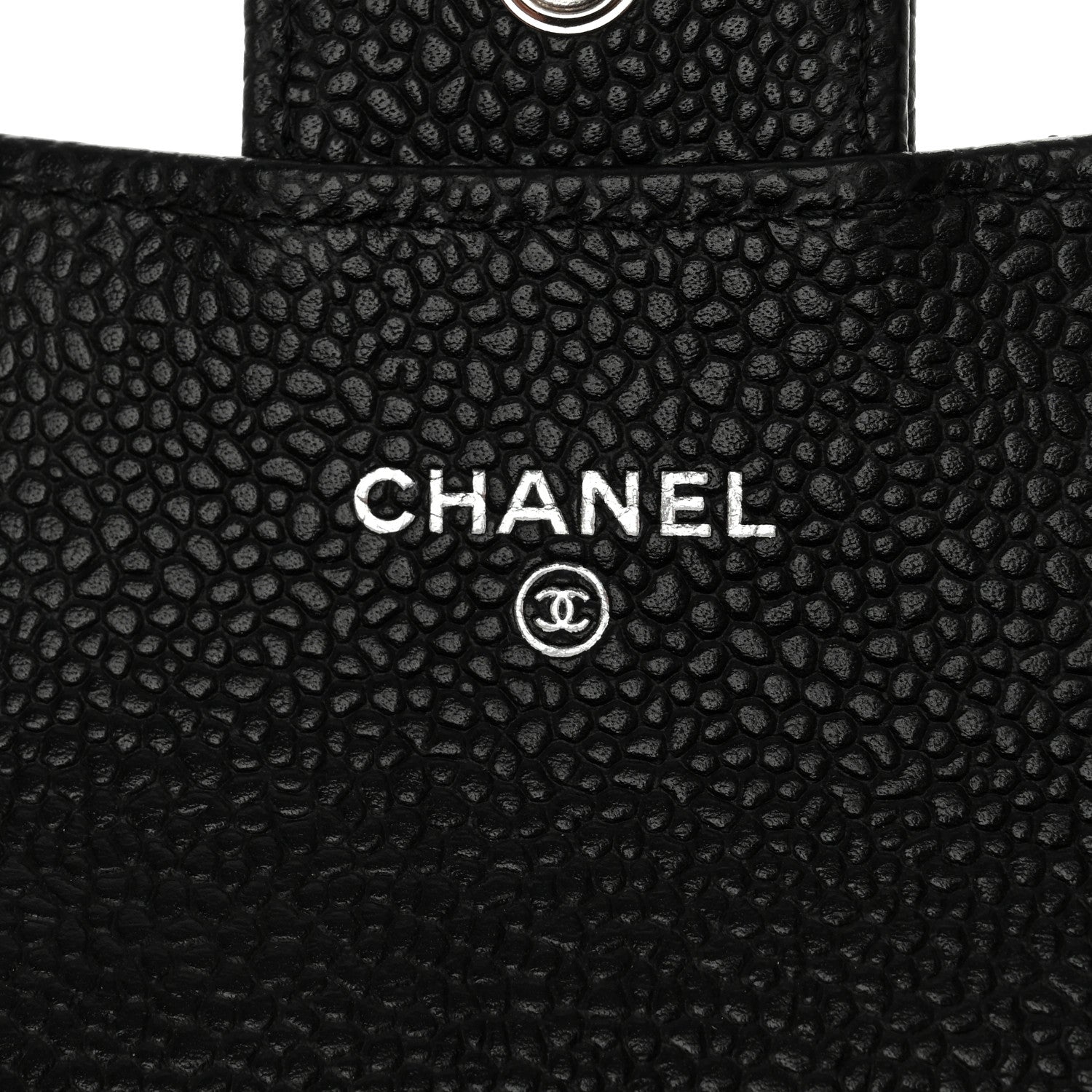 Chanel Caviar Quilted Flap Card Holder Wallet Black 6 of 8