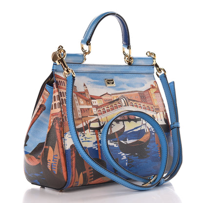 Dolce & Gabbana Dauphine Venezia Printed Medium Miss Sicily Satchel Multicolor 3 of 17