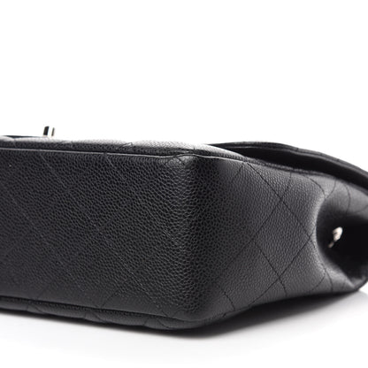 Chanel Caviar Quilted Jumbo Single Flap Black 7 of 11