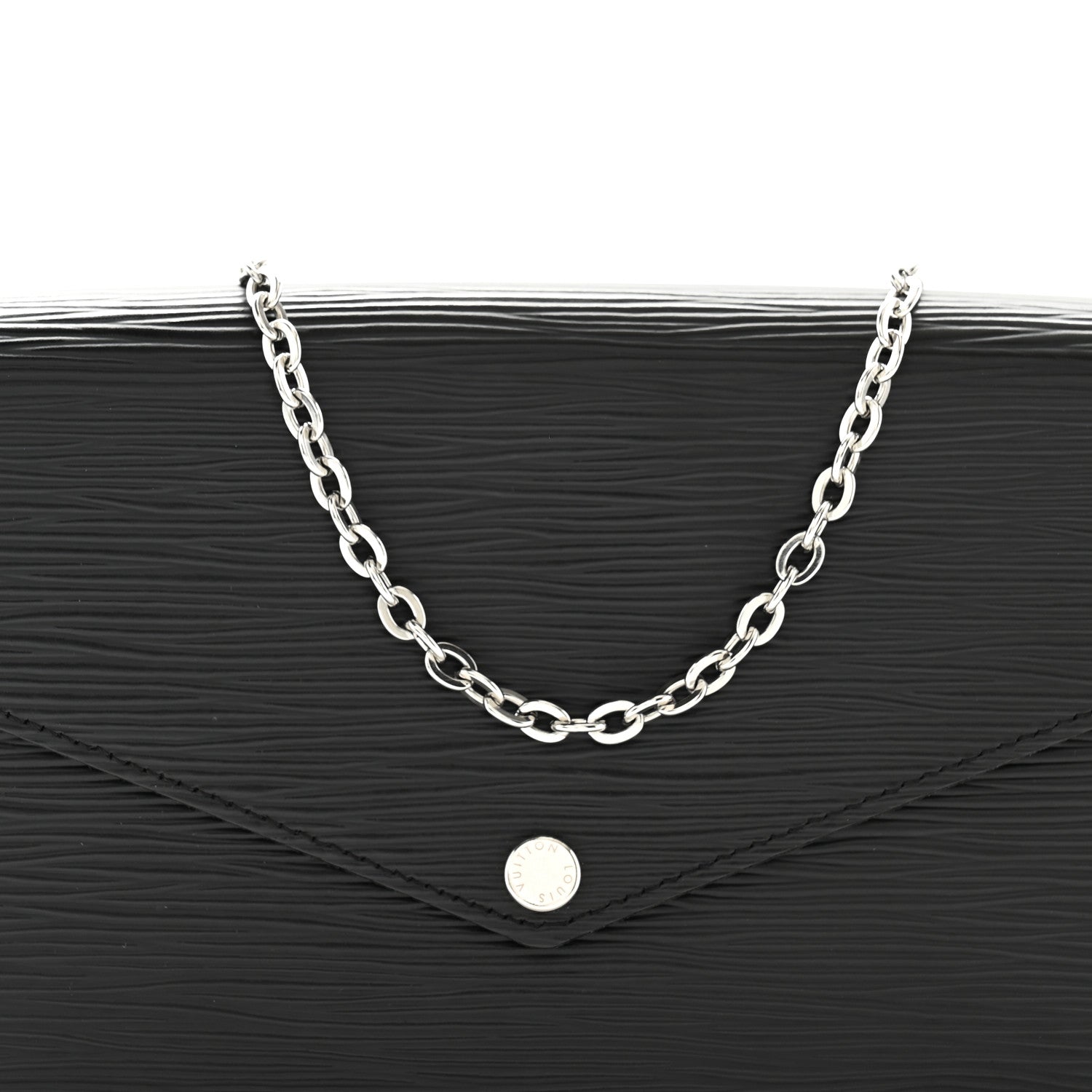 Louis Vuitton Epi Pochette Felicie Black 8 of 10