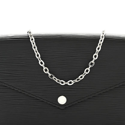 Louis Vuitton Epi Pochette Felicie Black 8 of 10