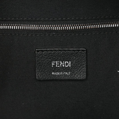 Fendi Vitello Dolce Fox Elaphe Ayers Hypnoteyes Large Backpack  Black Giallo Multicolor 5 of 8