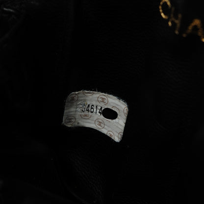 Chanel Calfskin Vanity Cosmetic Case Black 7 of 9