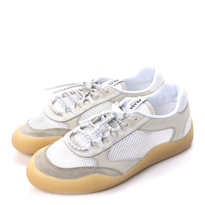 Prada Mesh Rubber Speedrock Sneakers 37  Natural 3 of 9