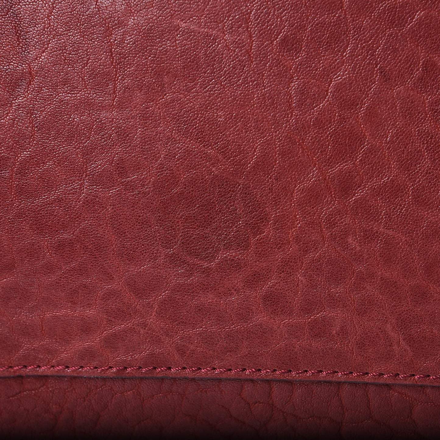 Pebbled Lambskin Large Soft Antigona Brick