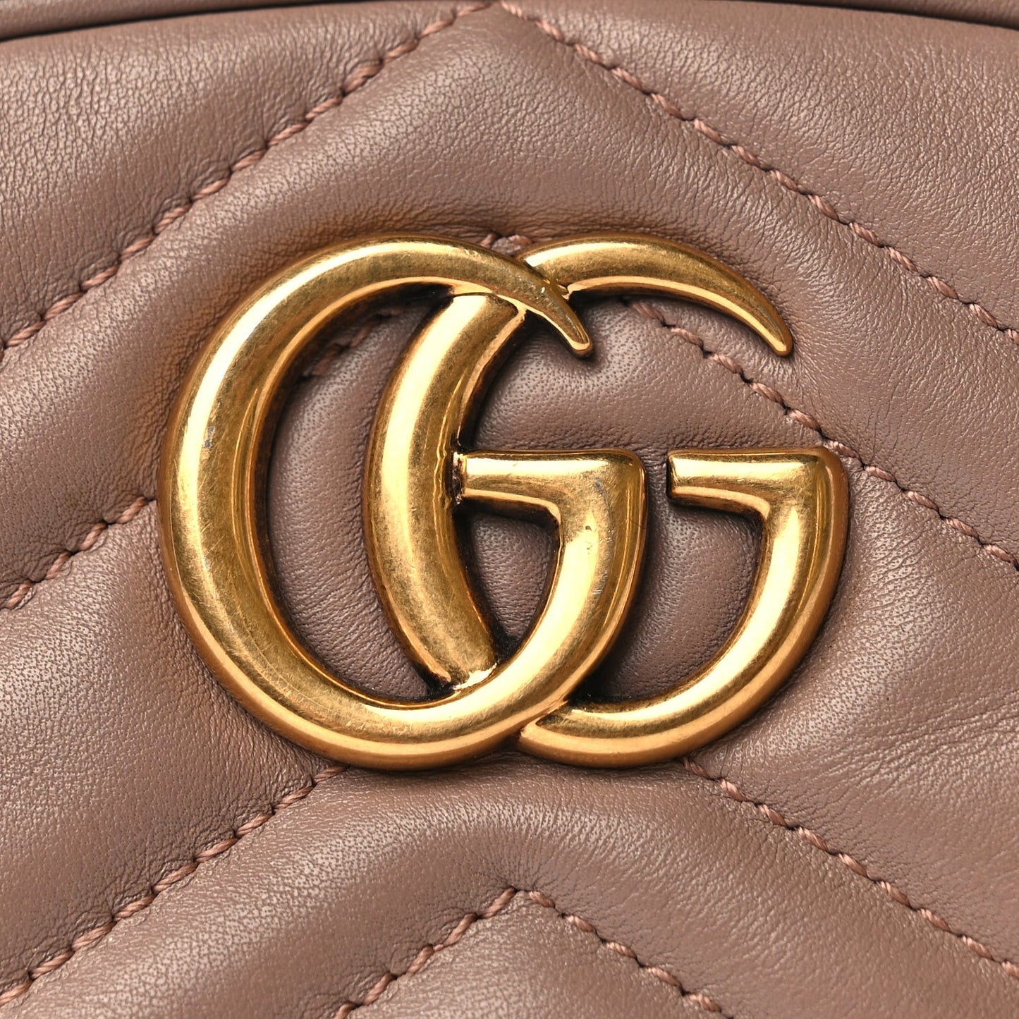 Calfskin Matelasse GG Marmont Belt Bag 85 34 Porcelain Rose