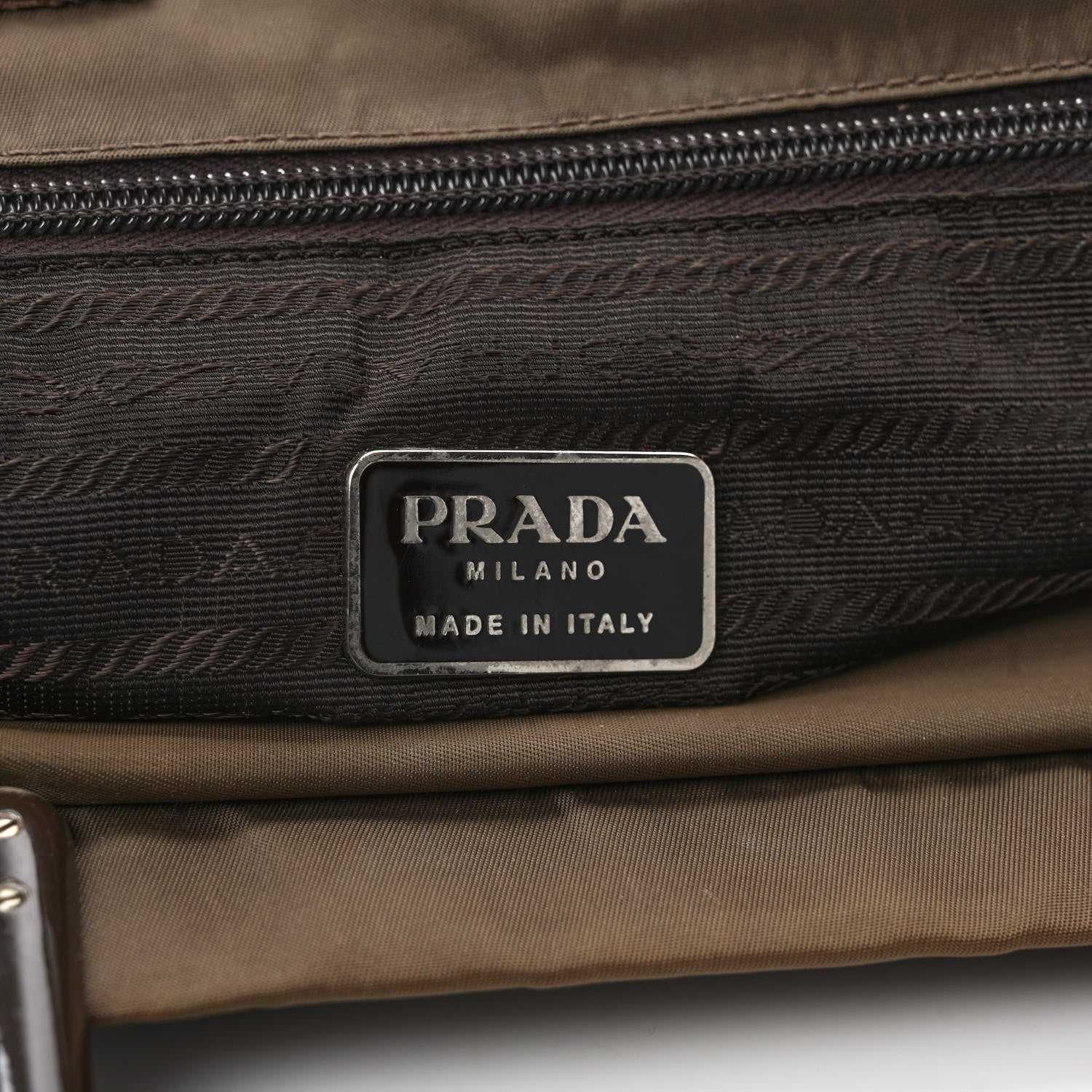 Prada Tessuto Nylon Tote Green 6 of 15