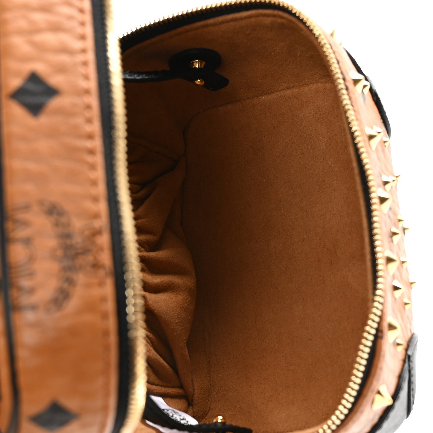 Visetos Rockstar Stud X-Mini Vanity Case Cognac