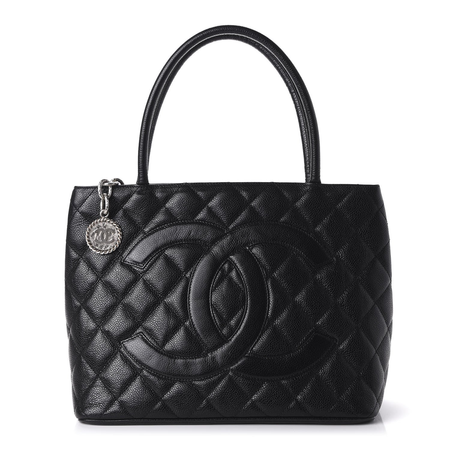 Chanel Caviar Quilted Medallion Tote Black 1 of 10
