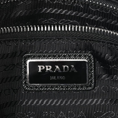 Prada Saffiano Pouch Wristlet Black 6 of 7