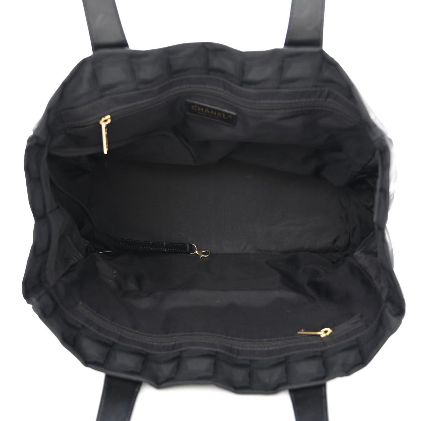 Nylon Medium Travel Tote Black