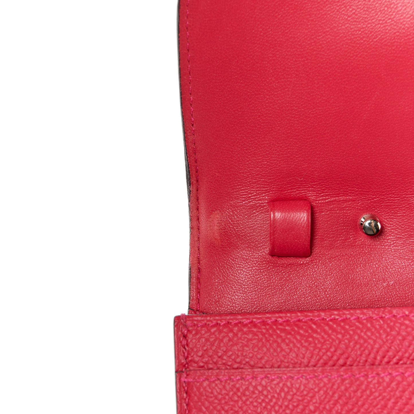 Epsom Alligator Constance Wallet To Go Rose Extreme Sable