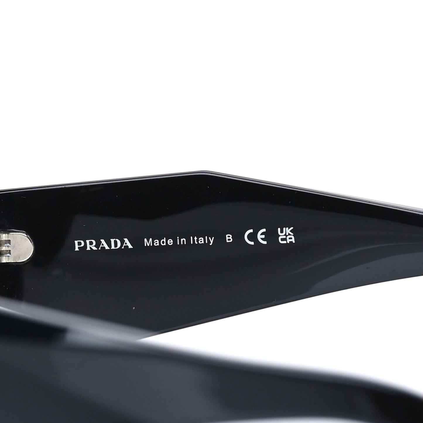 Acetate Symbole Sunglasses SPR 17W  Black