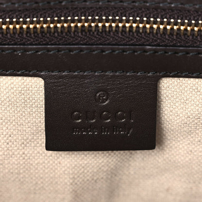 Gucci Monogram Margaux Calfskin Large Emily Chain Shoulder Bag Beige Ebony Cocoa 5 of 11