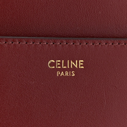 Celine Satinated Calfskin Medium 16 Top Handle Bag Light Burgundy 6 of 14
