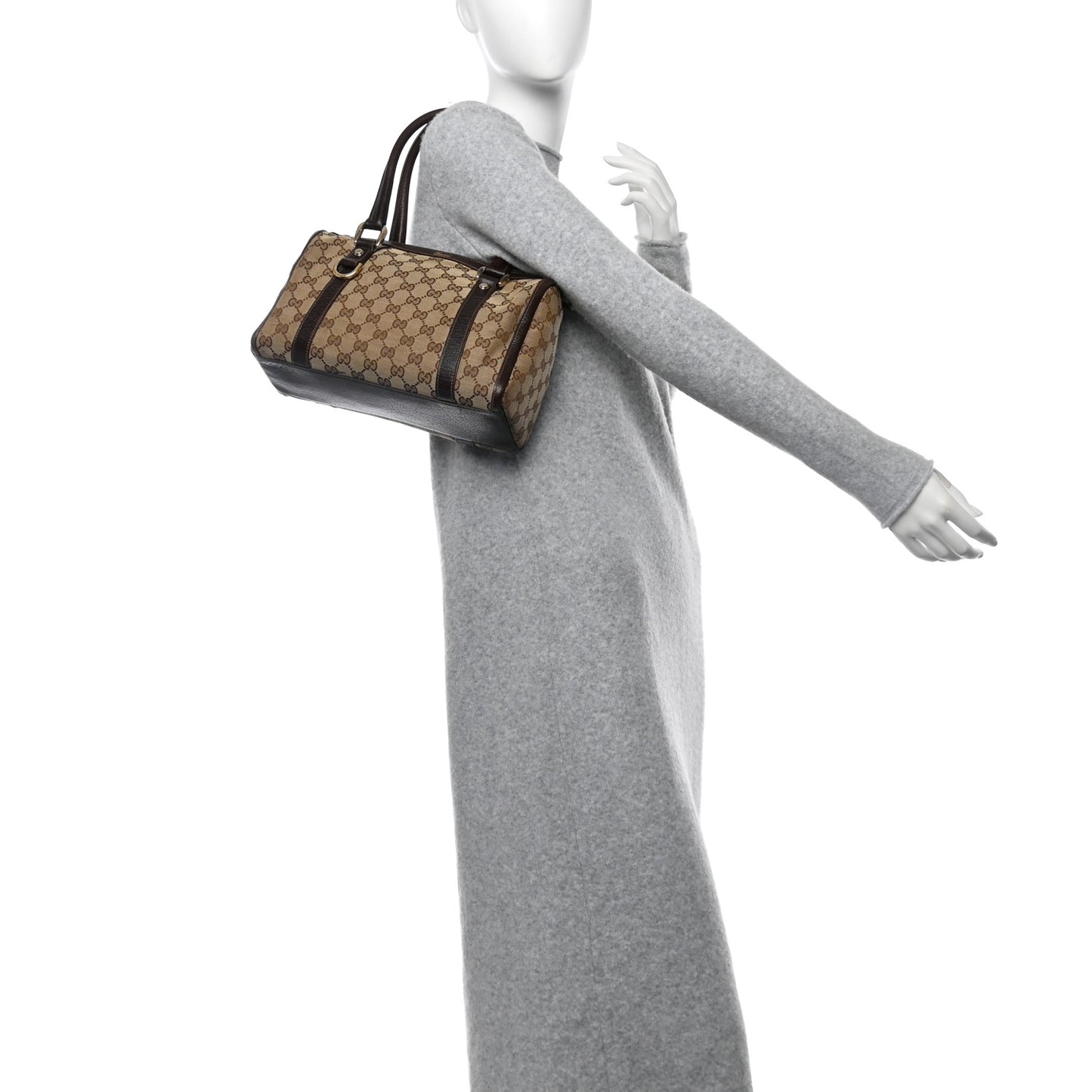 Monogram Small Abbey Boston Dark Brown