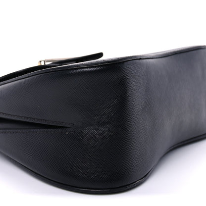 Prada Saffiano Lux Sidonie Top Handle Bag Black 7 of 8