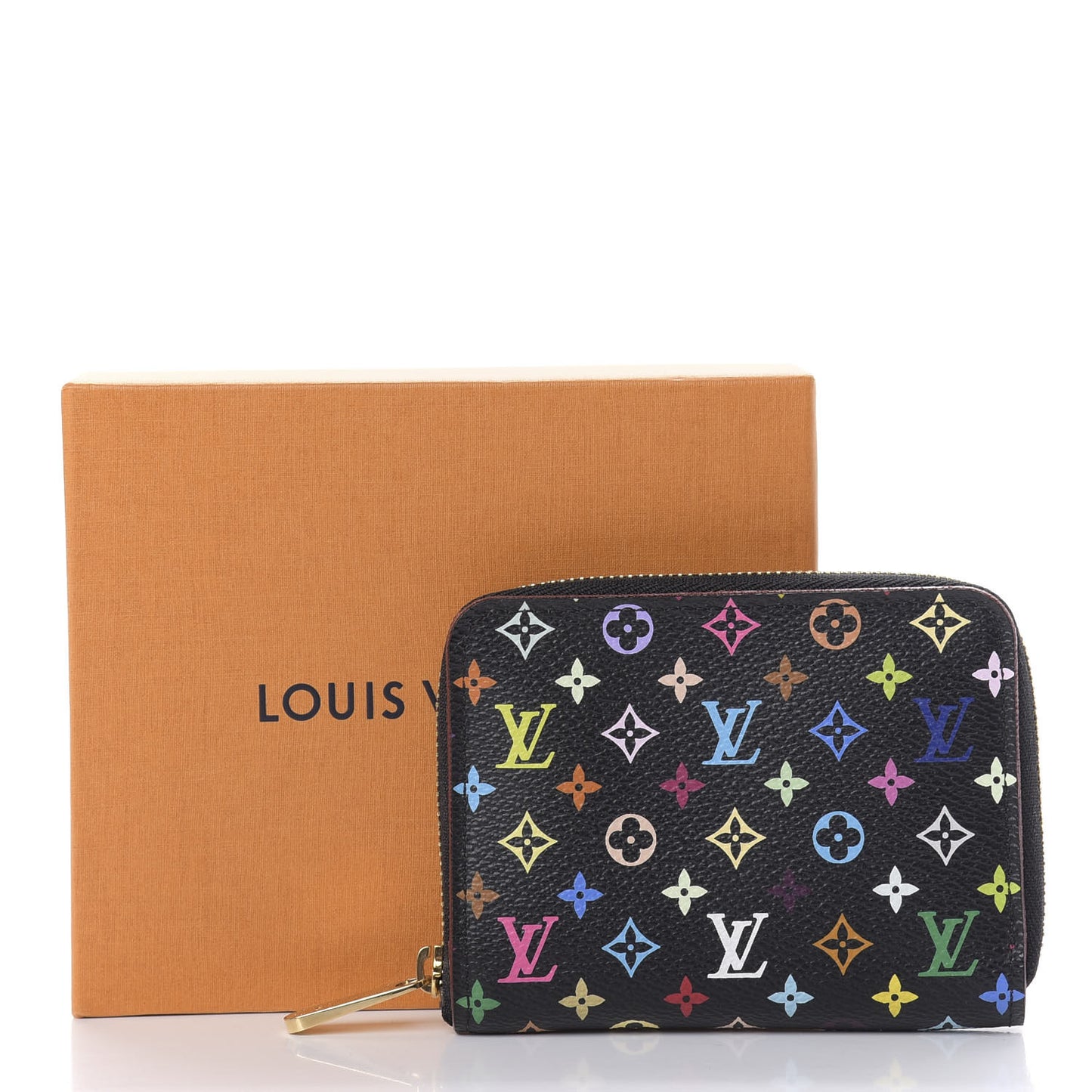 Monogram Multicolor Zippy Coin Purse Black Grenade