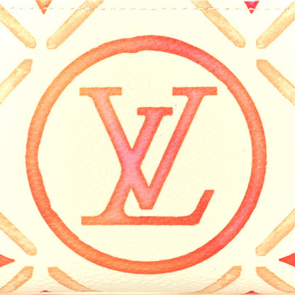 Louis Vuitton Monogram LV By The Pool Zippy Coin Purse Coral 7 of 8