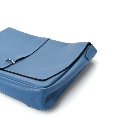 Hermes Evercolor Steve Light Messenger Blue Jean 8 of 8