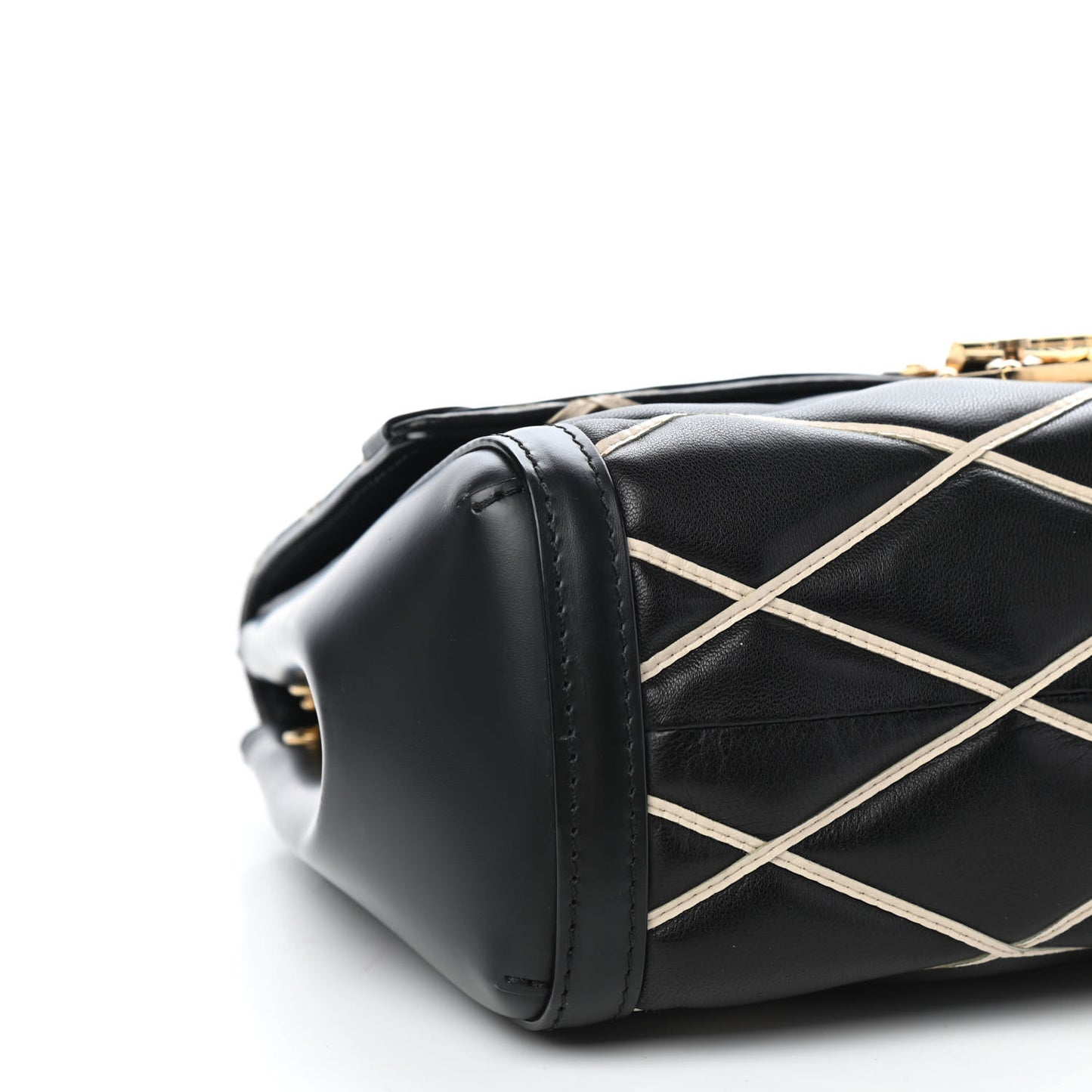 Lambskin Malletage Pochette Flap Black