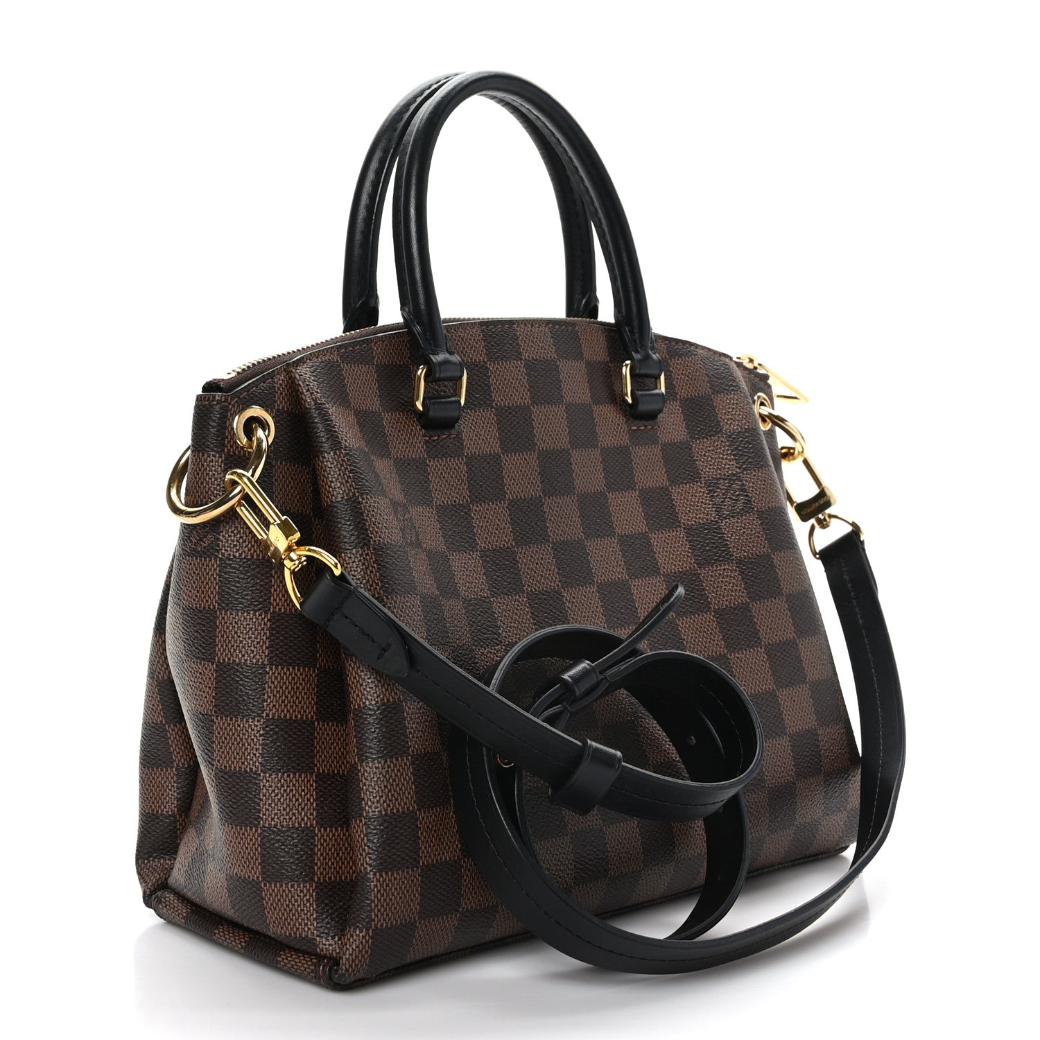 Louis Vuitton Damier Ebene Odeon Tote PM Black 3 of 8