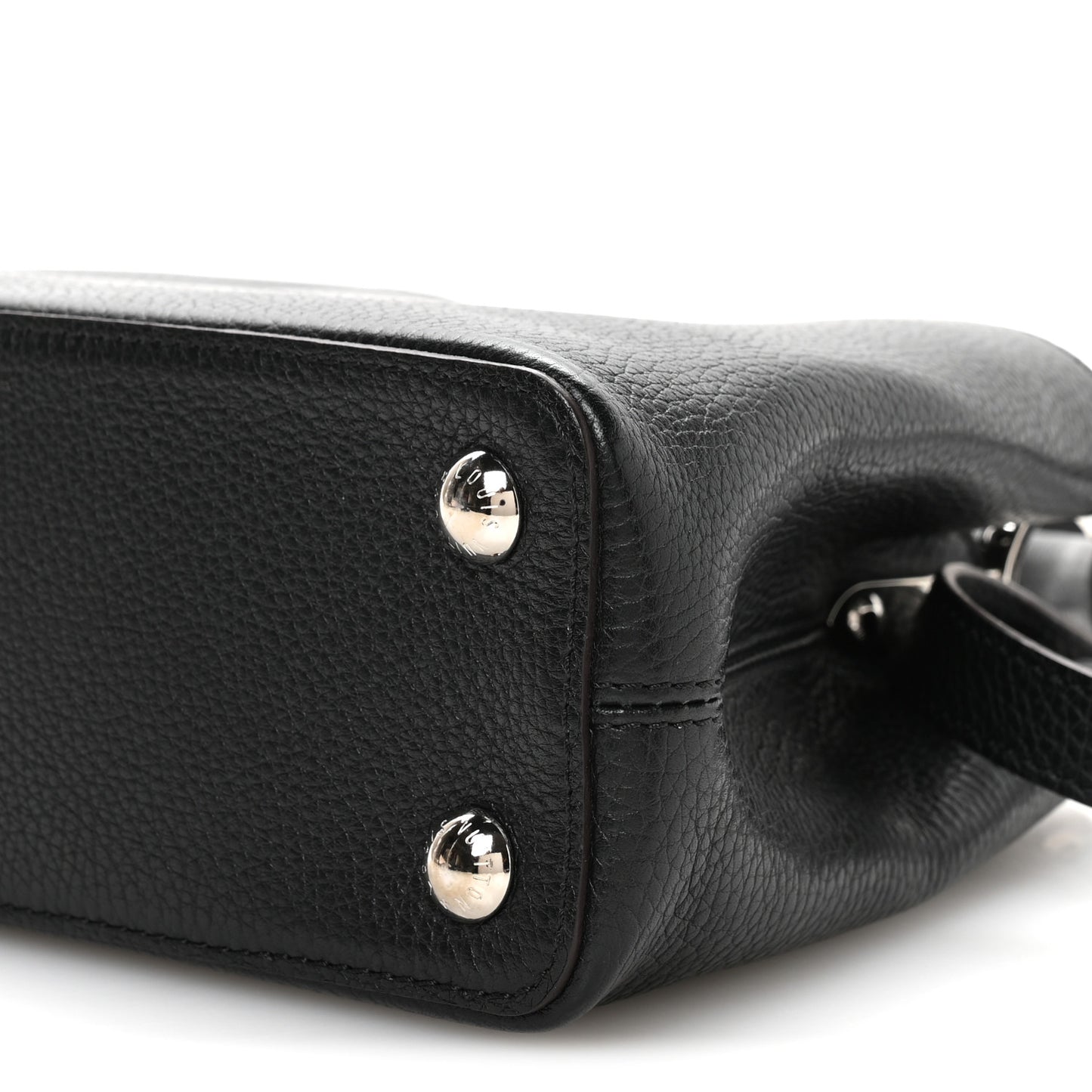 Taurillon Capucines BB Black Fuchsia