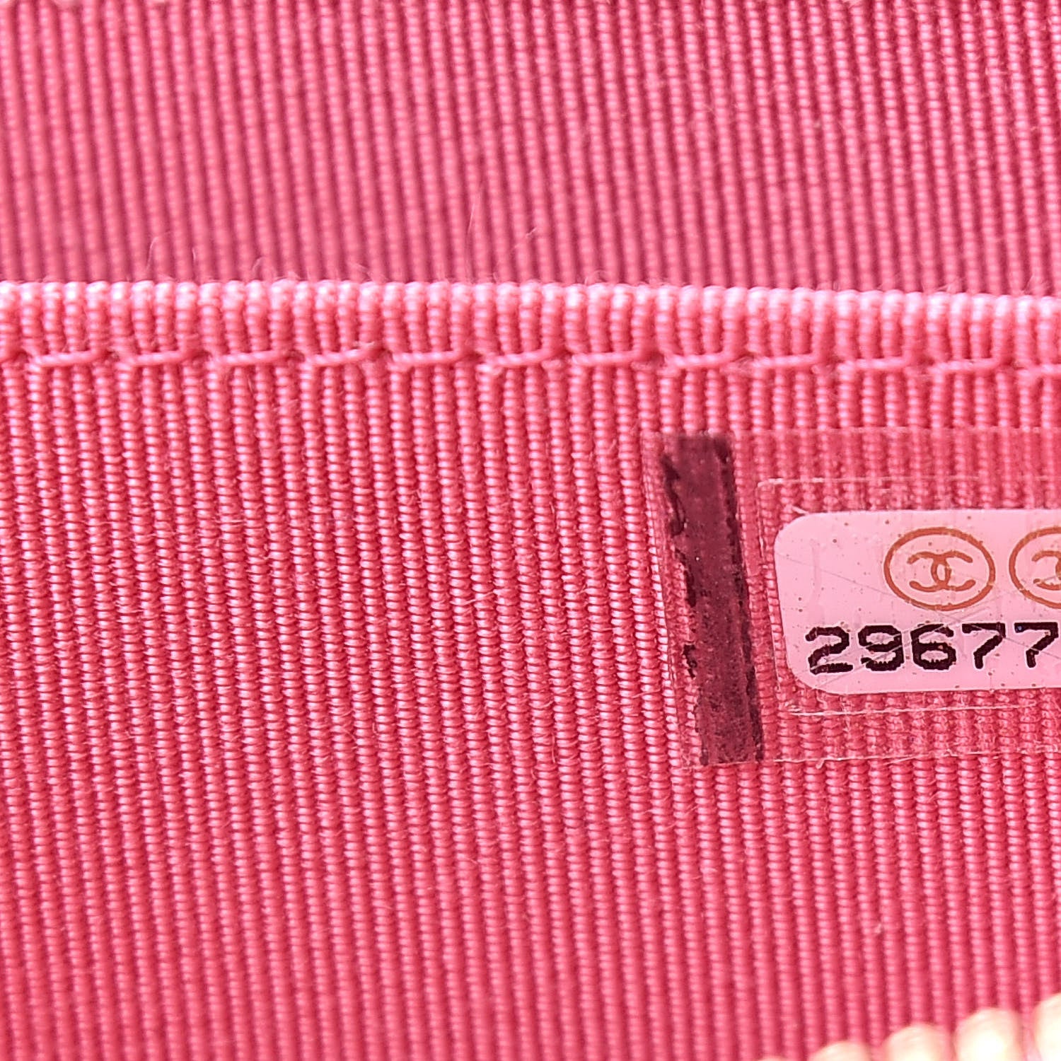 Chanel Caviar Quilted Zip Coin Purse Pink 7 of 8