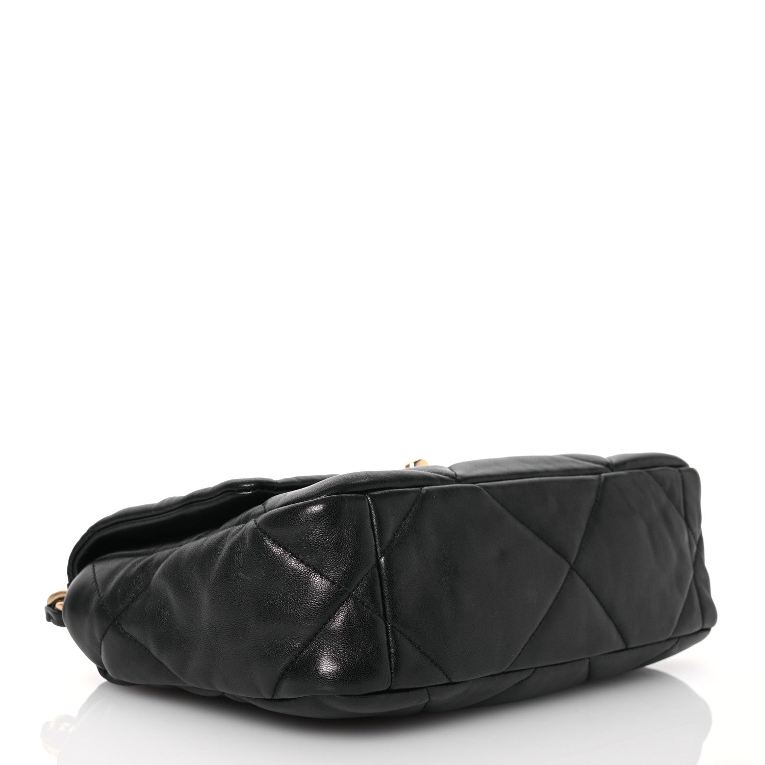 Chanel Lambskin Quilted Medium Chanel 19 Flap Black 4 of 17
