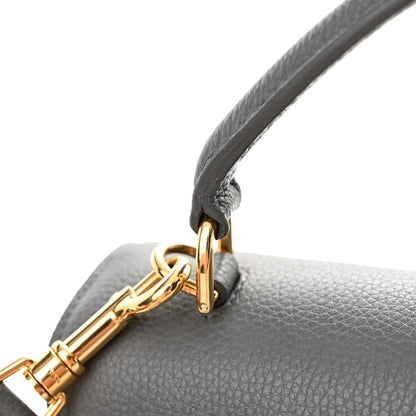 Celine Grained Calfskin Small 16 Top Handle Bag Medium Grey 14 of 15