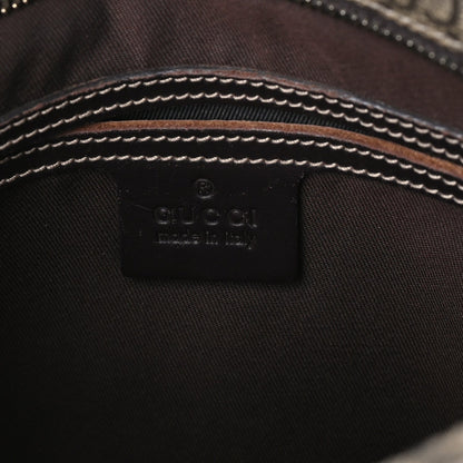 Gucci GG Supreme Monogram Small Flat Messenger Bag  Dark Brown 5 of 7