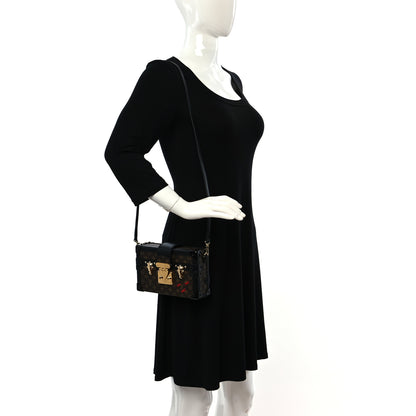 Louis Vuitton Monogram Petite Malle Black 2 of 8